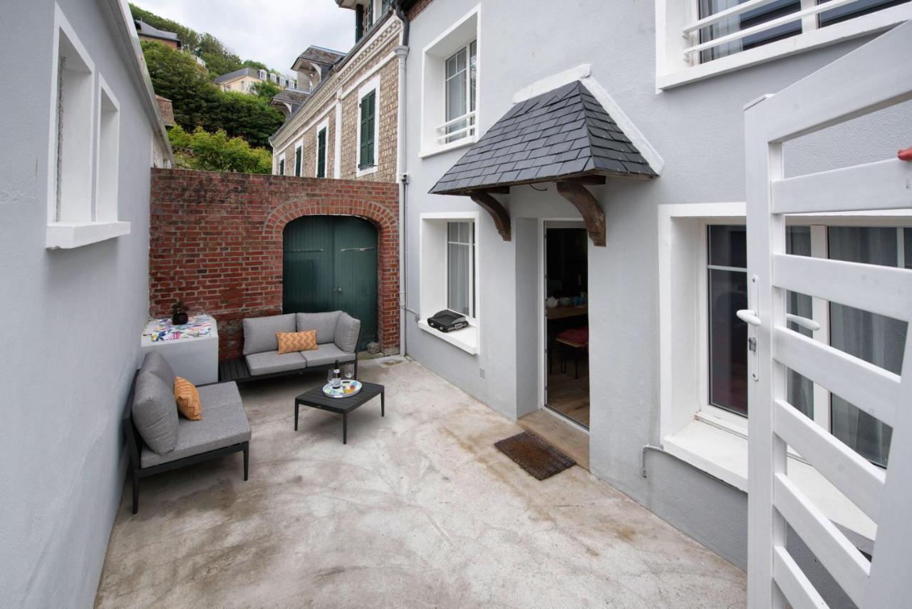 L'Ancre Des Falaises - Maison Vue Mer & A 50M Plage Étretat Exterior foto